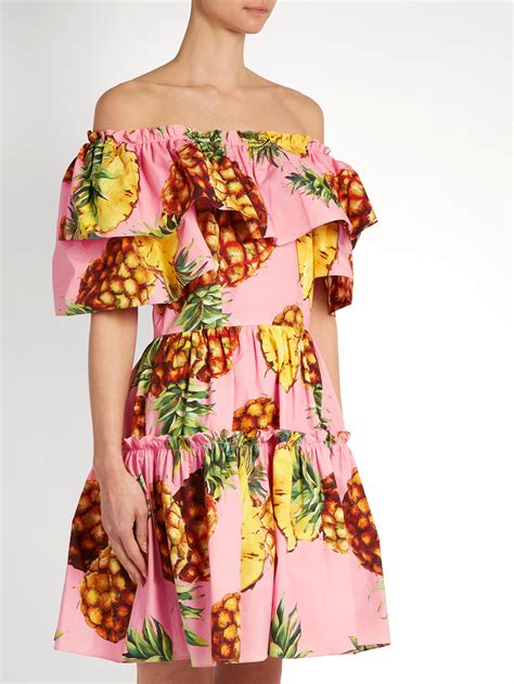 dolce gabbana ananas dress|net a Dolce & Gabbana dresses.